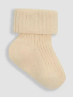 Jojo Maman Bébé 3-Pack Ribbed Baby Socks^ Unisex|Tights