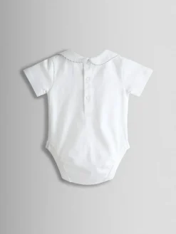 Jojo Maman Bébé Light Blue Classic Body & Stripe Shorts Set 2 Piece^BOY Shorts|Shorts