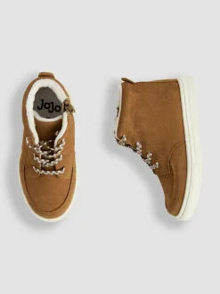 Outlet Jojo Maman Bébé Leather Boots Light Brown