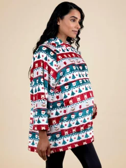 Outlet Jojo Maman Bébé Multi Christmas Fair Isle Blanket Hoodie