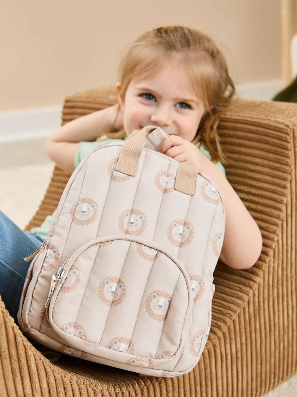 Jojo Maman Bébé Natural Lion Backpack^BOY Unisex|Bags