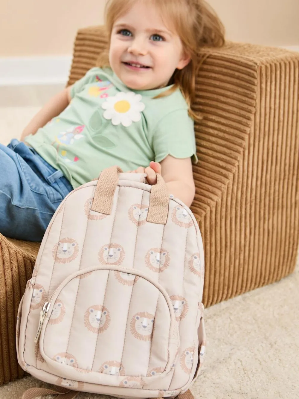 Jojo Maman Bébé Natural Lion Backpack^BOY Unisex|Bags