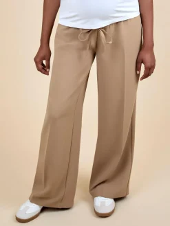 Sale Jojo Maman Bébé Natural Wide Leg Maternity Trousers