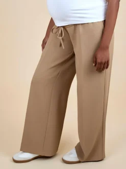 Sale Jojo Maman Bébé Natural Wide Leg Maternity Trousers