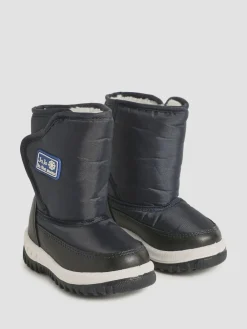 Discount Jojo Maman Bébé Navy Blue Cosy Snow Boots