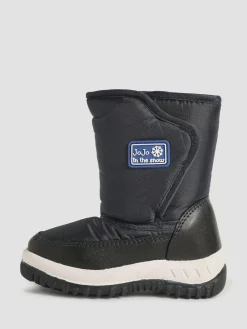 Discount Jojo Maman Bébé Navy Blue Cosy Snow Boots