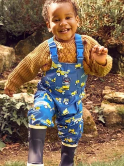 Jojo Maman Bébé Contrast Trim Lined Wellies^BOY School Shoes|Boys Shoes