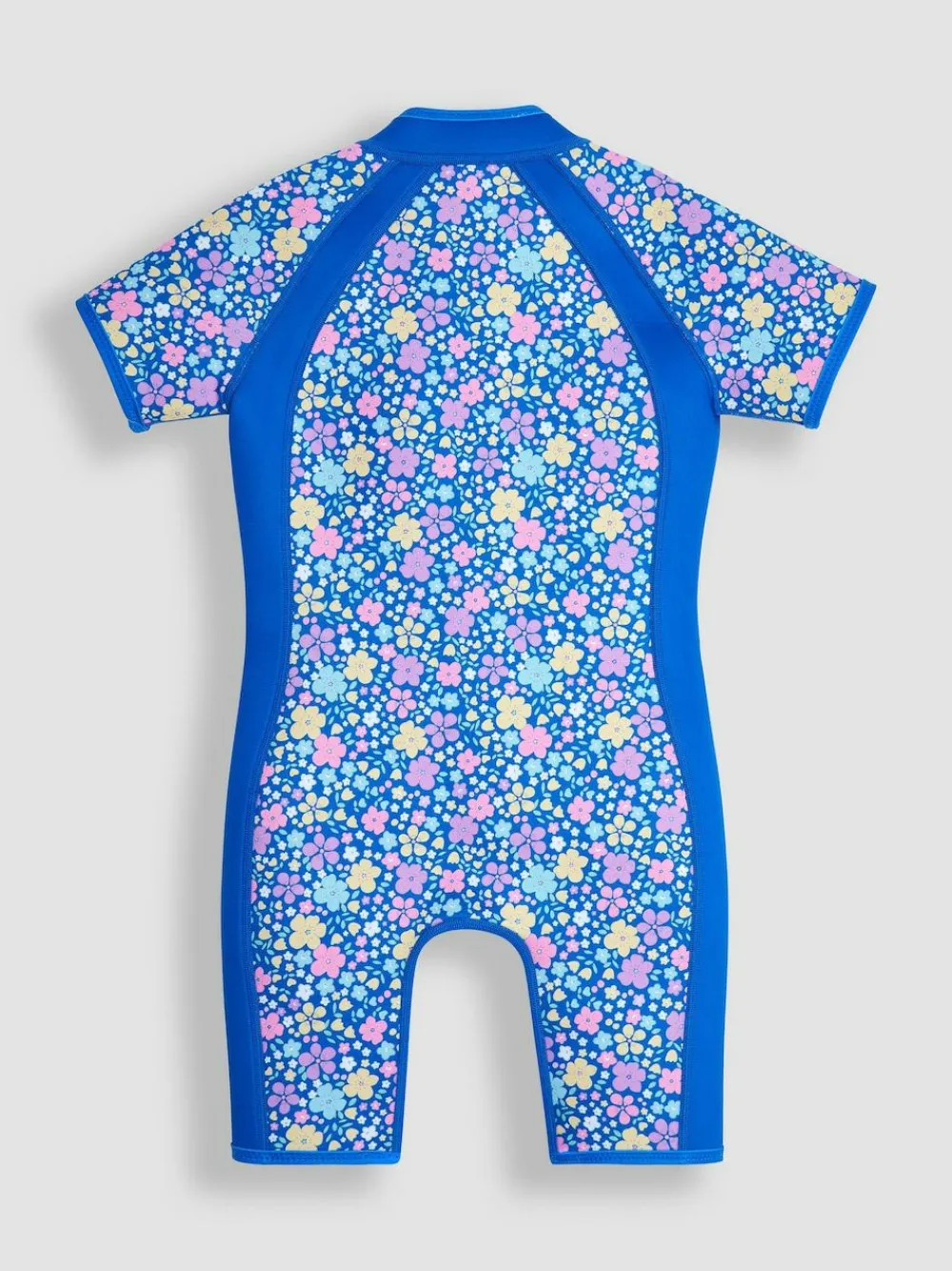 Clearance Jojo Maman Bébé Floral Print Junior Wetsuit Navy Blue