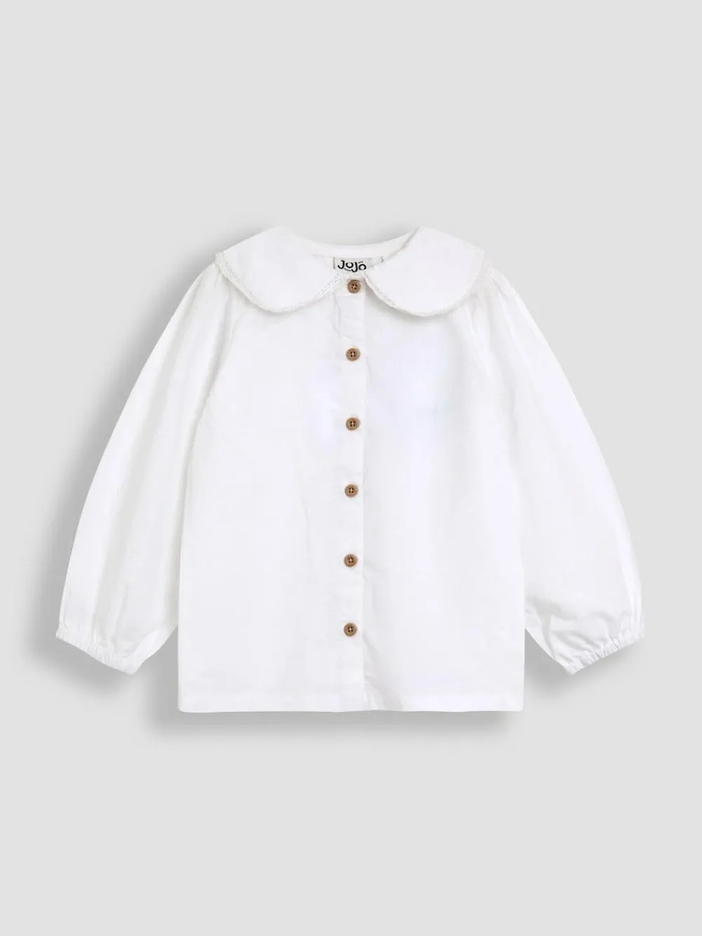 Hot Jojo Maman Bébé Navy Blue Floral Embroidered Cord Dungarees & Blouse Set