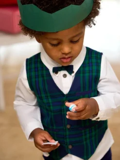 Jojo Maman Bébé 3-Piece Bow Tie Waistcoat & Shirt Set^BOY Occasionwear