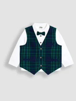Jojo Maman Bébé 3-Piece Bow Tie Waistcoat & Shirt Set^BOY Occasionwear