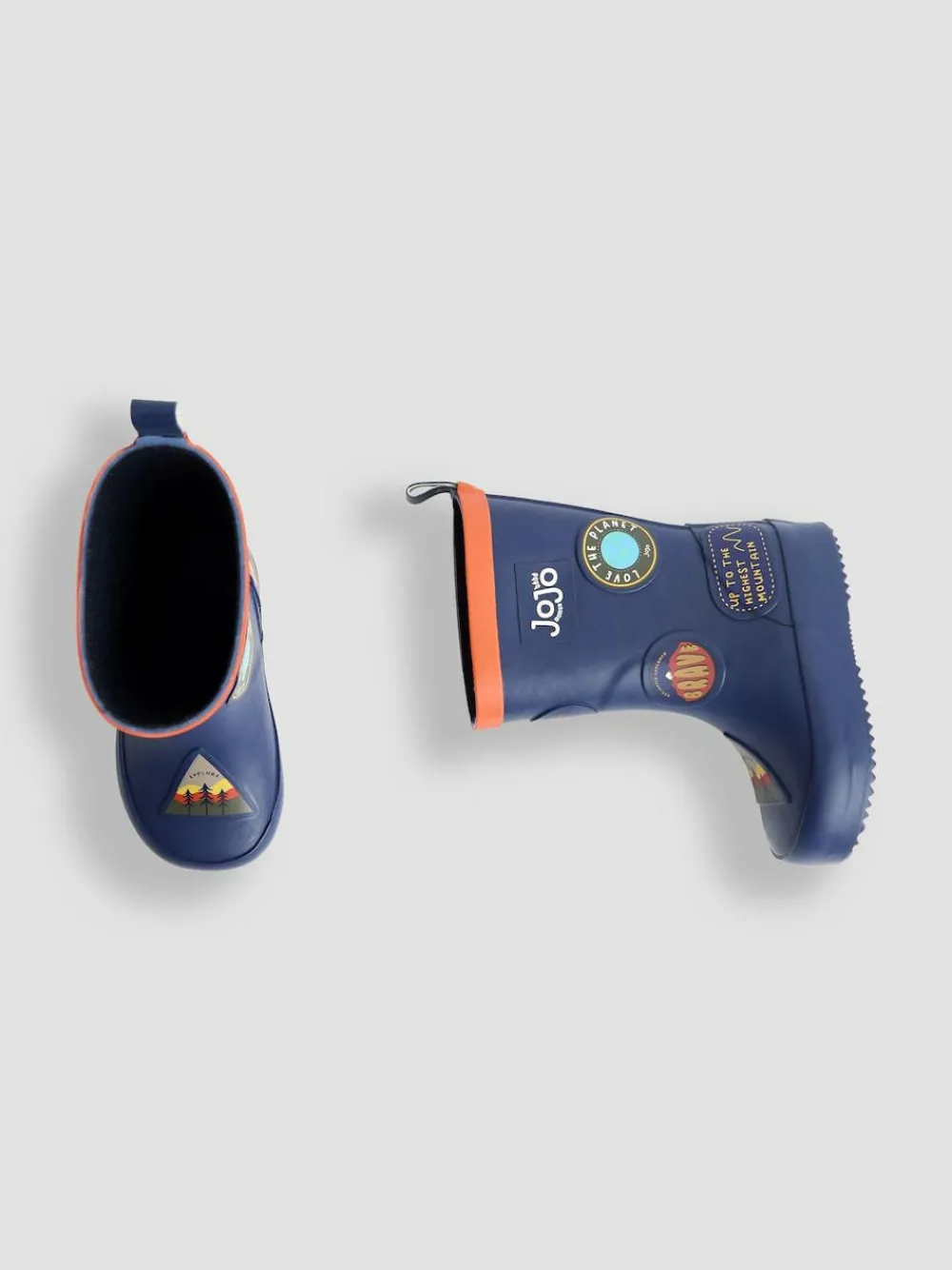 Outlet Jojo Maman Bébé Plain Wellies Navy Blue Sticker