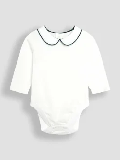 Jojo Maman Bébé Navy Blue Tartan 2-Piece Tartan Dungarees & Body Set^BOY Dungarees