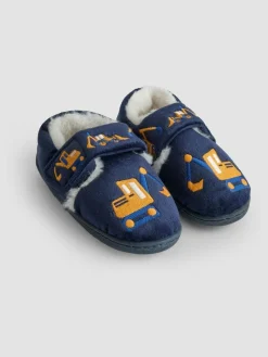 Online Jojo Maman Bébé Navy Digger Slipper Shoe