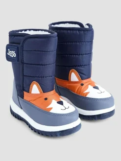 Best Jojo Maman Bébé Cosy Snow Boots Navy Fox