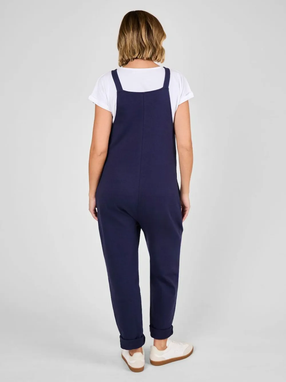 Online Jojo Maman Bébé Jersey Maternity Dungarees Navy