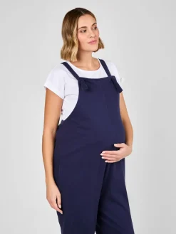 Online Jojo Maman Bébé Jersey Maternity Dungarees Navy