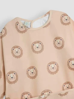Jojo Maman Bébé Neutral Lion Sleeved Bib