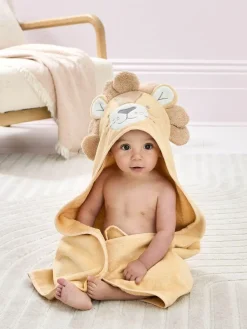 Sale Jojo Maman Bébé Neutral Lion Character Hooded Towel