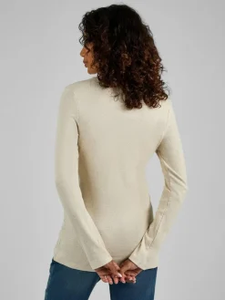 Best Jojo Maman Bébé Oatmeal Cream & Black 2-Pack Ribbed Maternity & Nursing Top