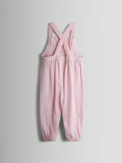 Hot Jojo Maman Bébé Pink Bunny Embroidered Dungarees & Body Set