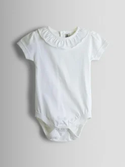 Hot Jojo Maman Bébé Pink Bunny Embroidered Dungarees & Body Set