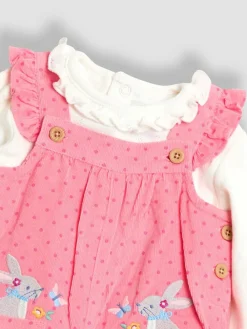 Jojo Maman Bébé Appliqué Cord Dungarees & Top Set^ Jumpsuits & Playsuits