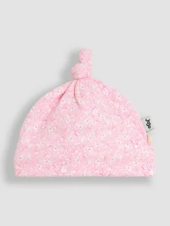 Jojo Maman Bébé Pink Ditsy Floral Flopsy 2- Pack Baby Hats^BOY Hats|Hats