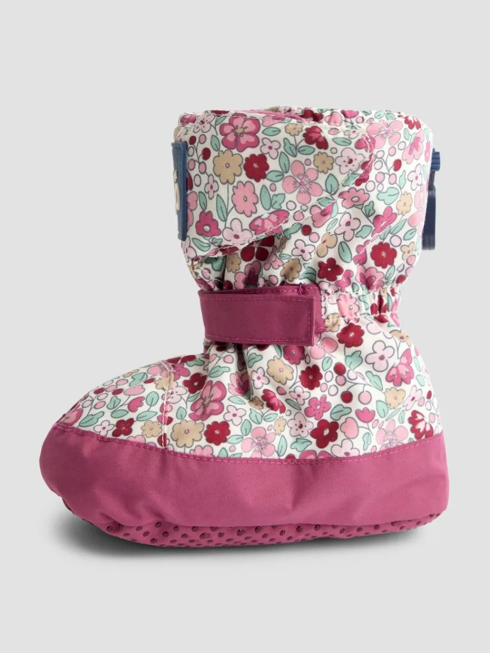 Hot Jojo Maman Bébé Fleece Lined Booties Pink Ditsy