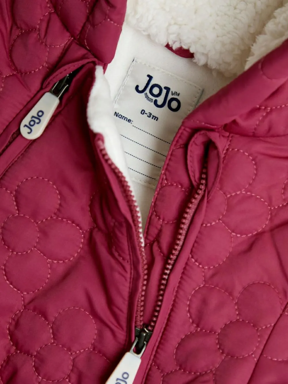 Best Jojo Maman Bébé Pink Floral Quilted Pramsuit