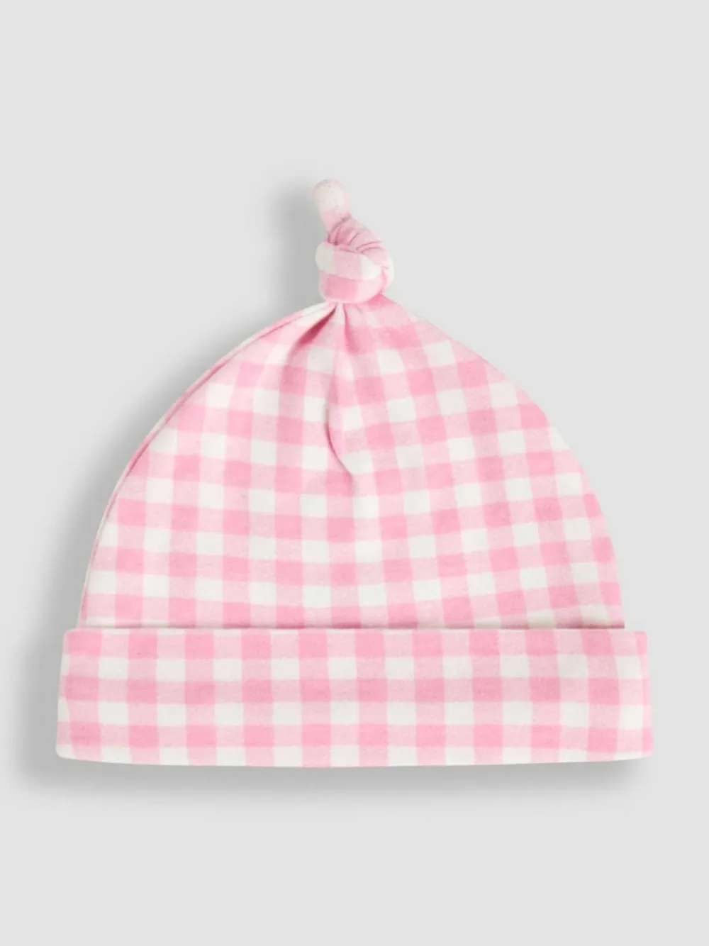 Sale Jojo Maman Bébé Pink Gingham Baby Hat