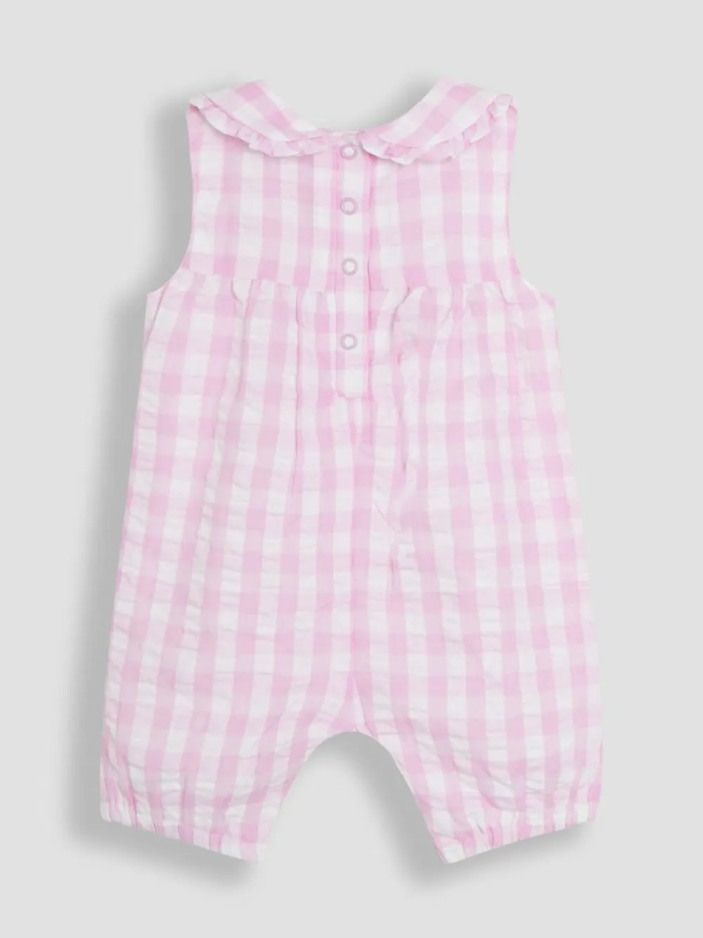 Clearance Jojo Maman Bébé Pink Gingham Peter Flopsy Bunny Jumpsuit & Headband Set