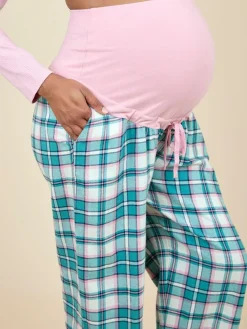 Jojo Maman Bébé Maternity Check Pyjama Set^Women All Night & Lounge|Pyjamas