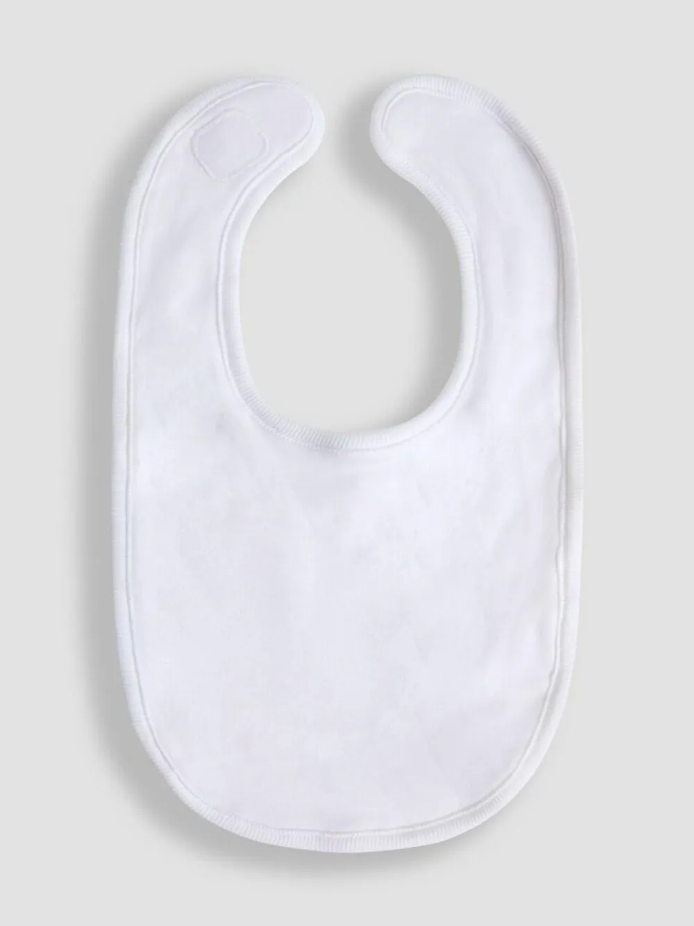 Sale Jojo Maman Bébé Pink Organic Cotton Heart Embroidered Bib