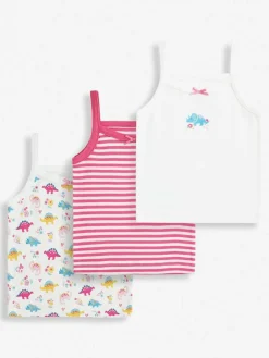 Jojo Maman Bébé 3-Pack Vest Set^ Underwear|Vests