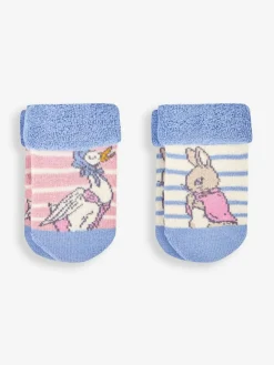 Jojo Maman Bébé Peter Rabbit Baby Socks 2 Pack^BOY Socks