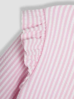 Jojo Maman Bébé Pink Stripe Sun Protection Suit^ Swimwear|Swimwear