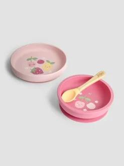 Jojo Maman Bébé Printed Silicone Mealtime Set^ Dinner Sets & Pasta Bowls
