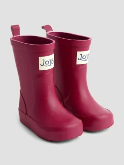 New Jojo Maman Bébé Plain Wellies Raspberry
