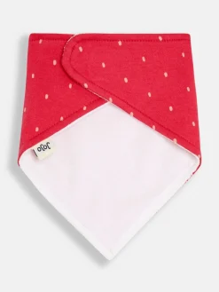 Hot Jojo Maman Bébé Red Strawberry Dribble Bibs 2 Pack