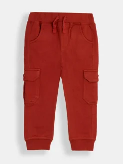 Online Jojo Maman Bébé Rust Orange & Royal Blue 2-Pack Cargo Joggers Rust Orange & Royal Blue