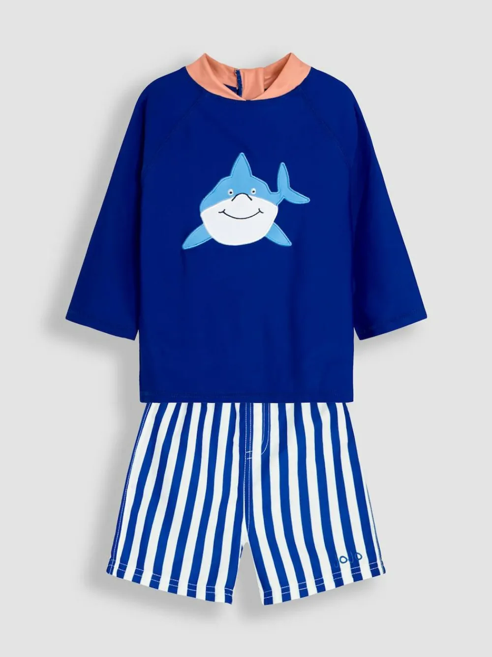 Jojo Maman Bébé Shark 2-Piece Rash Vest Set