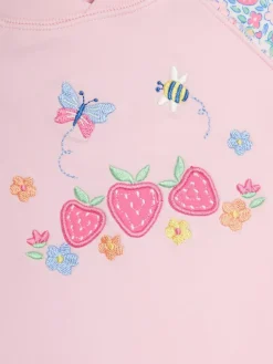 Jojo Maman Bébé Strawberry Floral Sun Protection Suit^ Swimwear