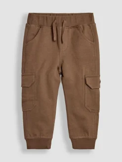 Hot Jojo Maman Bébé Tan Brown & Natural Marl 2-Pack Cargo Joggers Tan Brown & Natural Marl