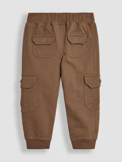 Hot Jojo Maman Bébé Tan Brown & Natural Marl 2-Pack Cargo Joggers Tan Brown & Natural Marl