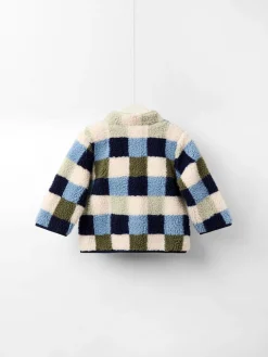 Hot Jojo Maman Bébé The Gruffalo Blue Appliqué Teddy Fleece Jacket