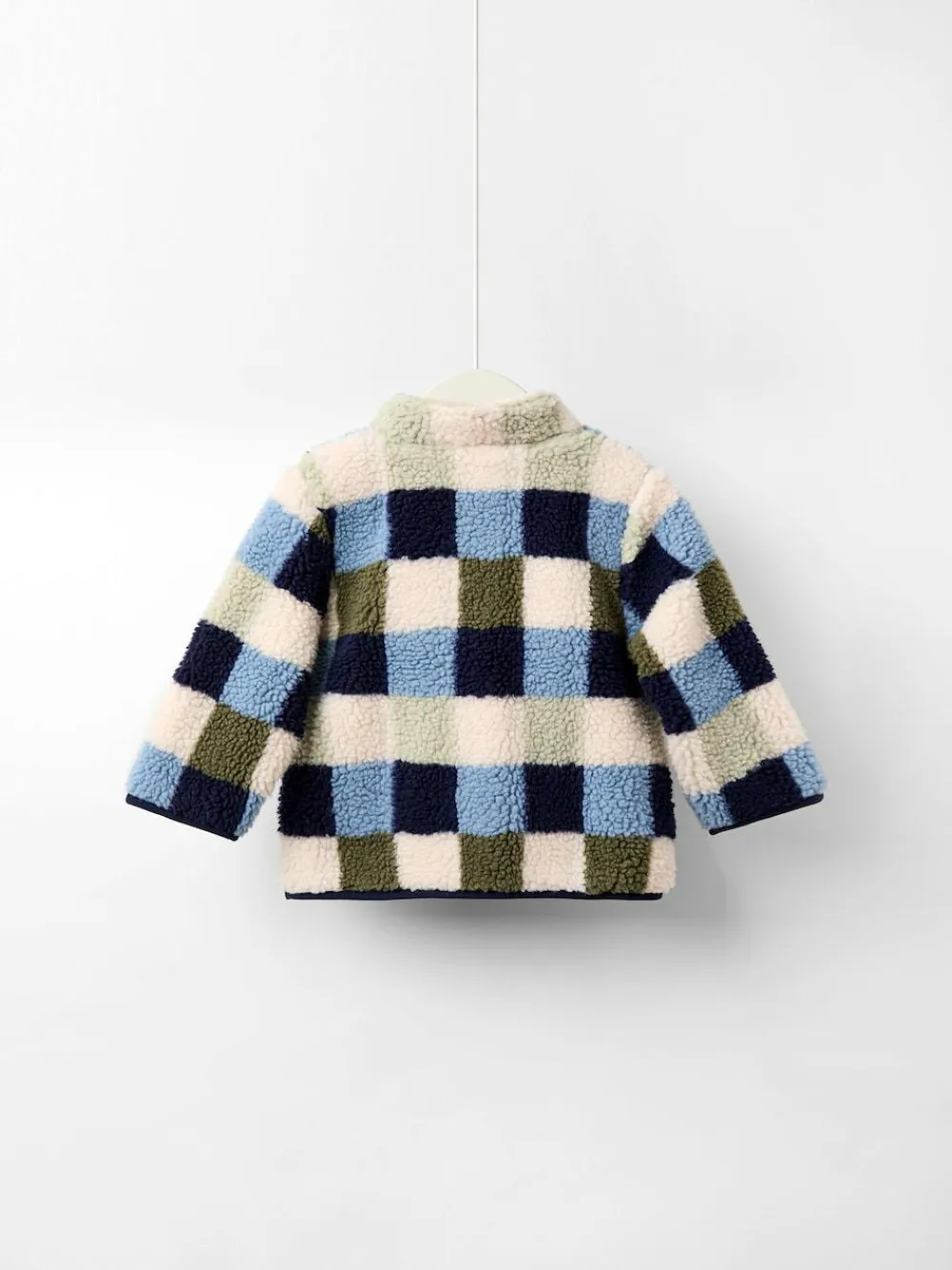 Hot Jojo Maman Bébé The Gruffalo Blue Appliqué Teddy Fleece Jacket