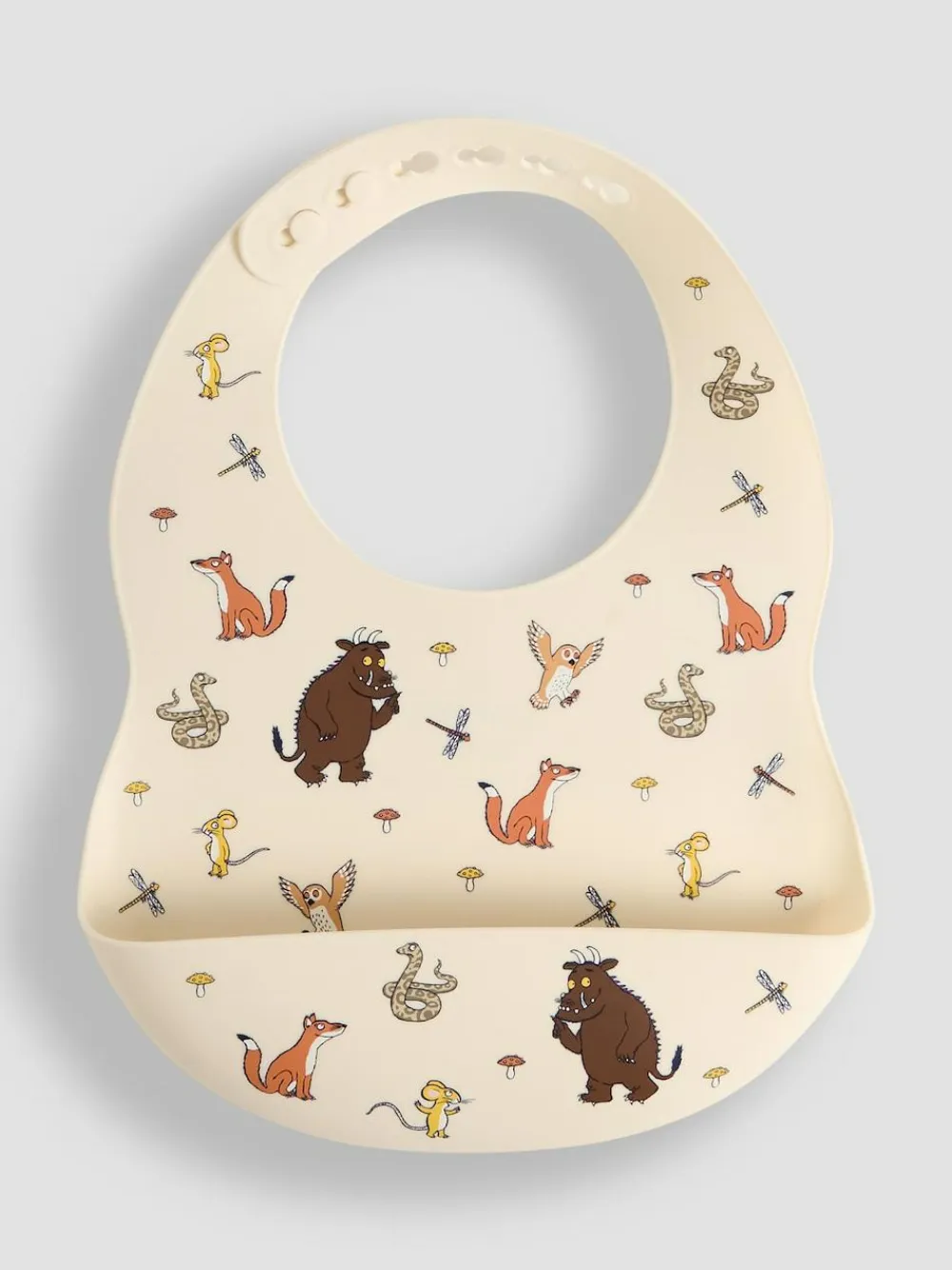 Jojo Maman Bébé The Gruffalo 2-Pack Silicone Bib Set^ Bibs