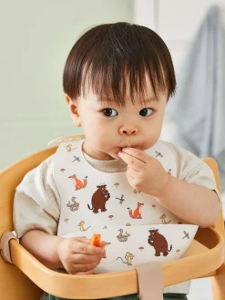 Jojo Maman Bébé The Gruffalo 2-Pack Silicone Bib Set^ Bibs