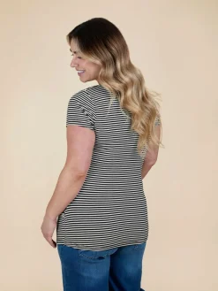 Discount Jojo Maman Bébé True Black 2-Pack Maternity And Nursing T-Shirts